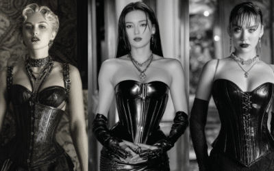 Korset kulit, fashion statement paling berani yang cuma bisa dideskripsikan dengan satu kata: Gahar banget!